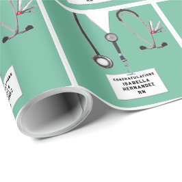 Presente Papel de empacotamento para doação de enfermeiro