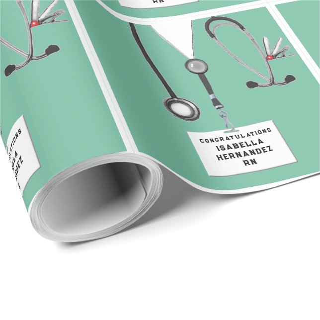 Presente Papel de empacotamento para doação de enfermeiro (Ponta do rolo)