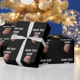 PRESENTE PAPEL DE EMPACOTAMENTO PERSONALIZADO JOE BIDEN NAT