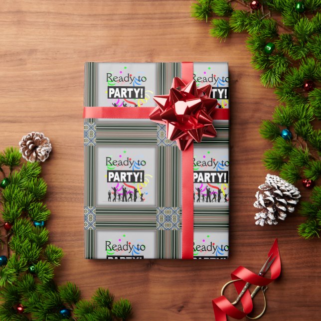 Presente Papel de empacotamento Pronto para Partida (Presente de Natal)