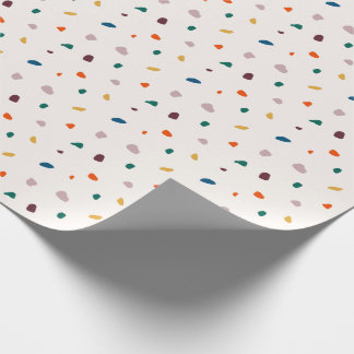 Presente Papel de empacotamento Terrazzo - Padrão retrô Ter