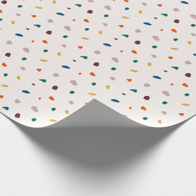 Presente Papel de empacotamento Terrazzo - Padrão retrô Ter (Ponta)