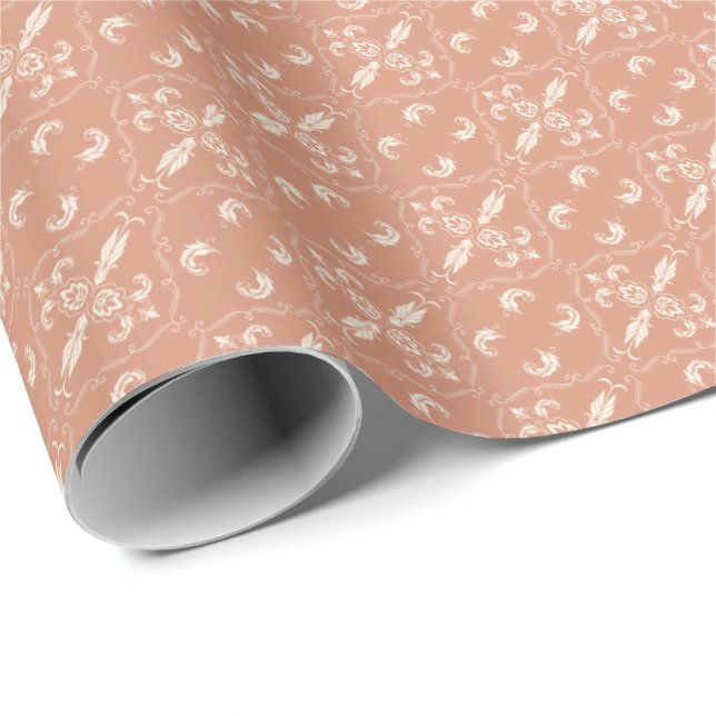 Presente Papel de Encapsulamento de Nuvem de Salmão (Ponta do rolo)
