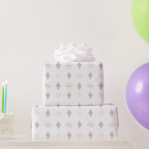 Presente Papel de enfeite de Natal em Floco de Neve