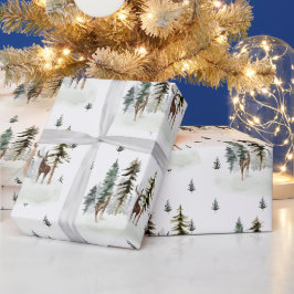 Presente Papel de enovelamento de pinheiro florestal Woodla