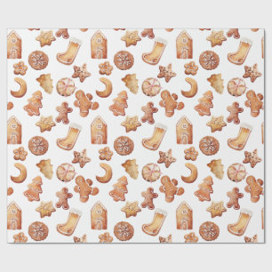 Presente Papel de enrolação de biscoitos de Natal