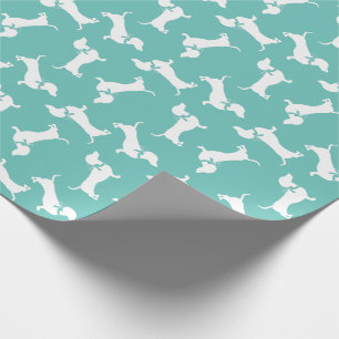 Presente Papel De Enrolação De Cachorro-Vidro