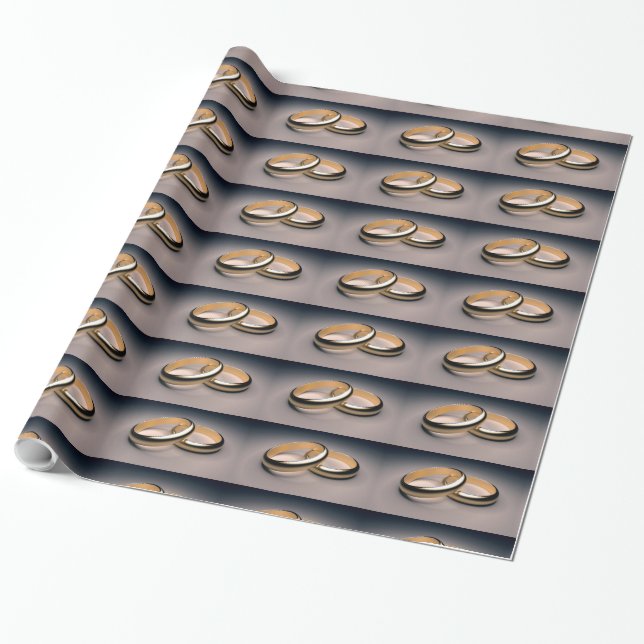 Presente Papel de enrolação de casamentos (Desenrolado)