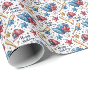 Presente Papel de enrolador de beisebol para doação de pres