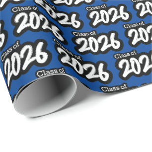 Presente Papel de enrolamento 2026 - Classe de Pincel Azul