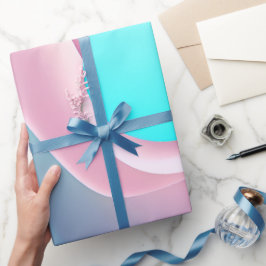 Presente Papel de enrolamento abstrato