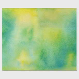 Presente Papel de enrolamento Abstrato amarelo e verde