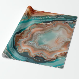 Presente Papel De Enrolamento Agato 3D