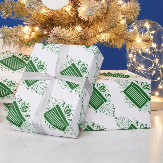 Presente Papel de enrolamento atual das espirais de férias  (Feriados)