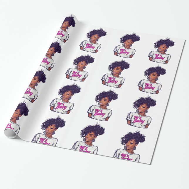 Presente Papel de enrolamento Bash dos 90 (Desenrolado)