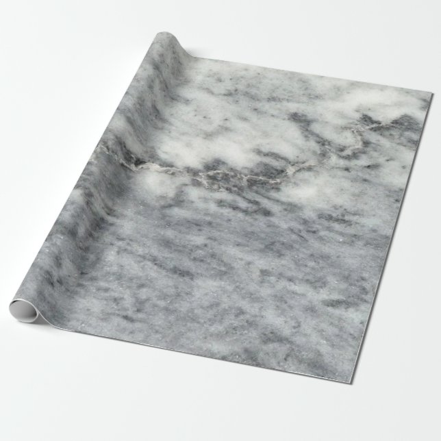 Presente Papel de enrolamento branco e preto (Desenrolado)