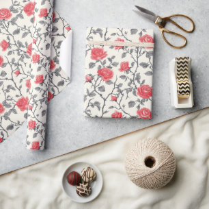 Presente Papel de enrolamento Classy Rosa Greenery