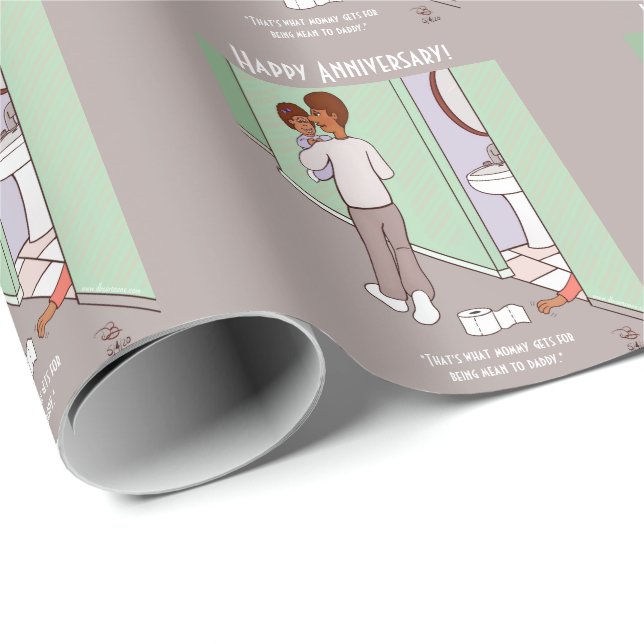 Presente Papel de enrolamento com Mamãe média (Ponta do rolo)