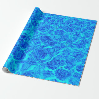 Presente Papel de enrolamento da água da Piscina azul espum