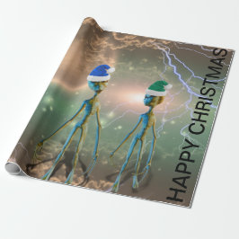 Presente Papel de enrolamento da Alienígena de Natal