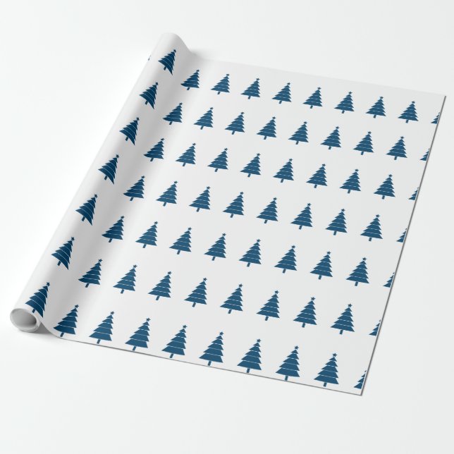 Presente Papel de enrolamento da árvore de Natal (Desenrolado)