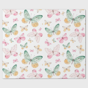 Presente Papel de enrolamento da borboleta