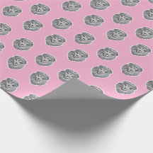 Papel de enrolamento da cabeça do Leão Rosa