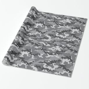 Presente Papel de enrolamento da Camuflagem de cinzas
