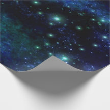 Papel de enrolamento da galáxia azul