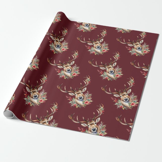Presente Papel de enrolamento da impressora para natais vin (Desenrolado)