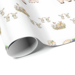Presente Papel de enrolamento da páscoa