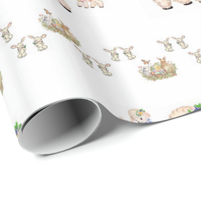 Presente Papel de enrolamento da páscoa (Ponta do rolo)