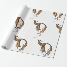 Presente Papel de enrolamento da sereia retrorreflectora