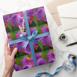 Presente Papel de enrolamento da ventoinha do Hibiscus