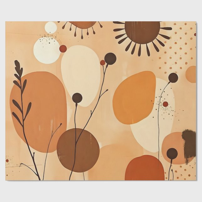 Presente Papel de enrolamento das camadas de Abstrato natur (Aberto)