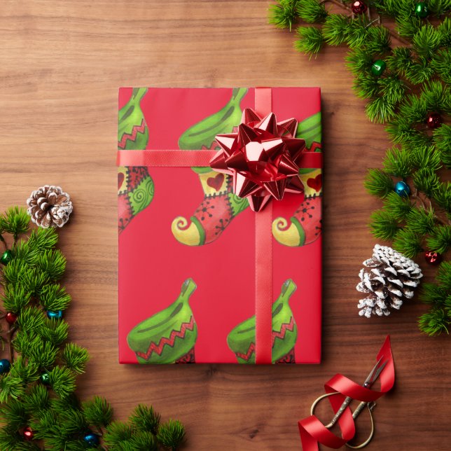 Presente Papel de enrolamento das existências de Natal (Presente de Natal)