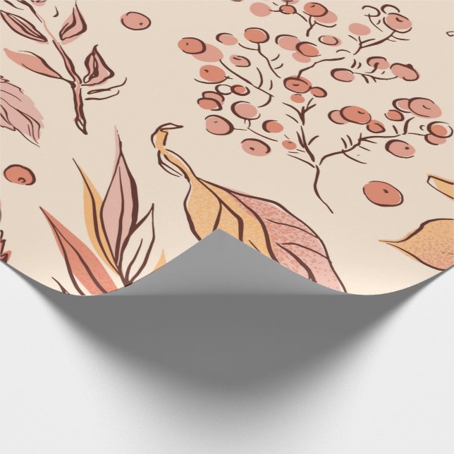 Presente Papel de enrolamento das folhas e dos berços do ou (Ponta)