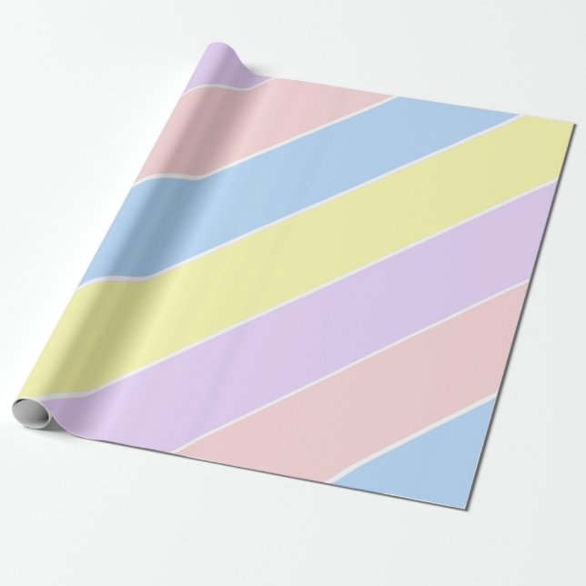 Presente Papel de enrolamento das tiras de Primavera de Pas (Desenrolado)
