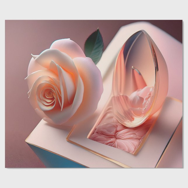 Presente Papel de enrolamento de 30 polegadas x 6 pés (Aberto)