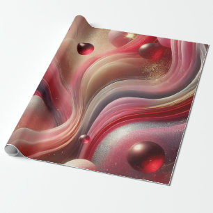 Presente Papel de enrolamento de abstrato Art
