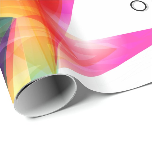 Presente Papel de enrolamento de abstrato Art 7 (Ponta do rolo)