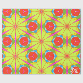 Presente Papel de enrolamento de Abstrato de padrão único