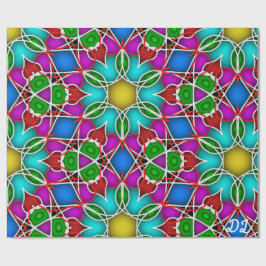 Presente Papel de enrolamento de Abstrato de padrão único