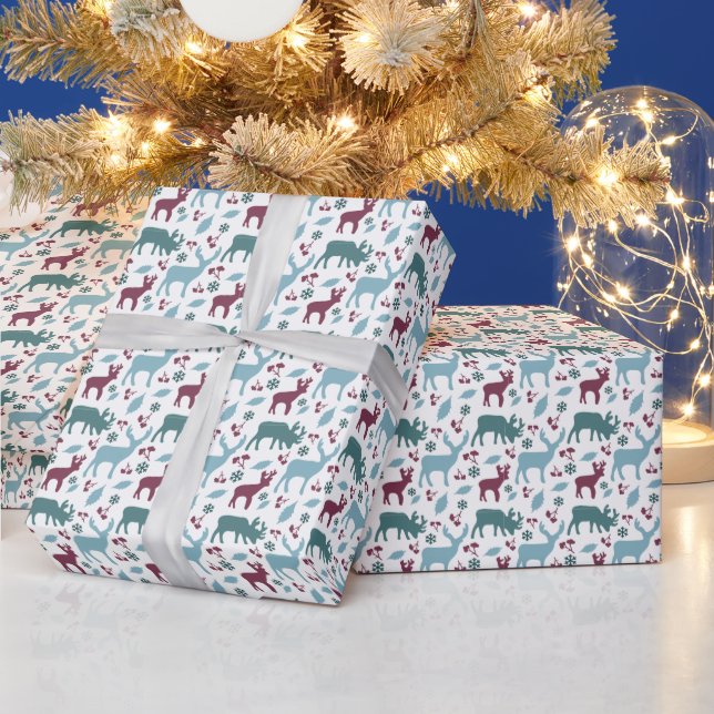 Presente Papel de enrolamento de alegria de Natal (Feriados)