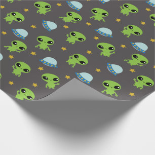 Presente Papel de enrolamento de aliens