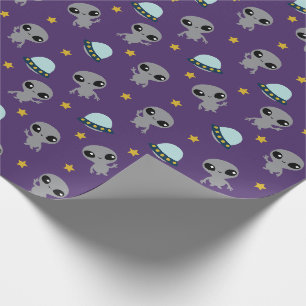 Presente Papel de enrolamento de aliens