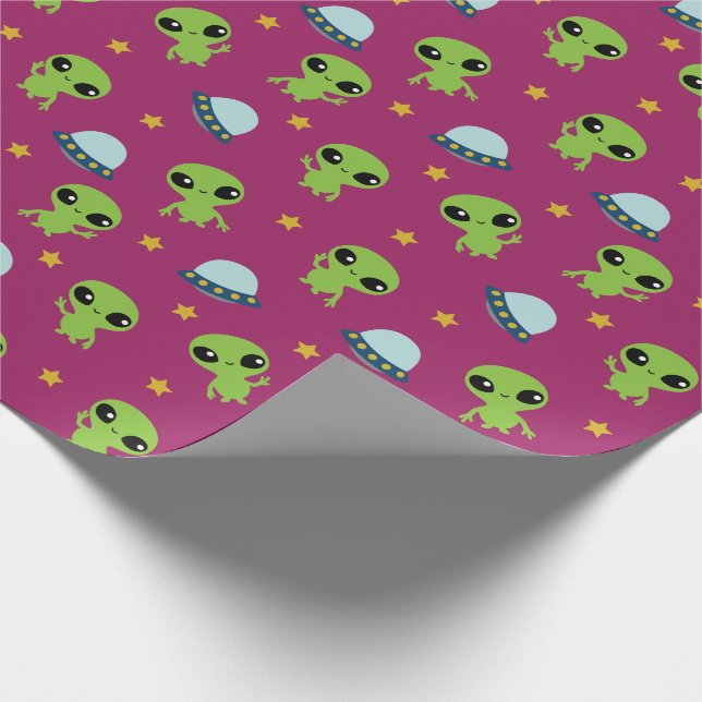 Presente Papel de enrolamento de aliens (Ponta)