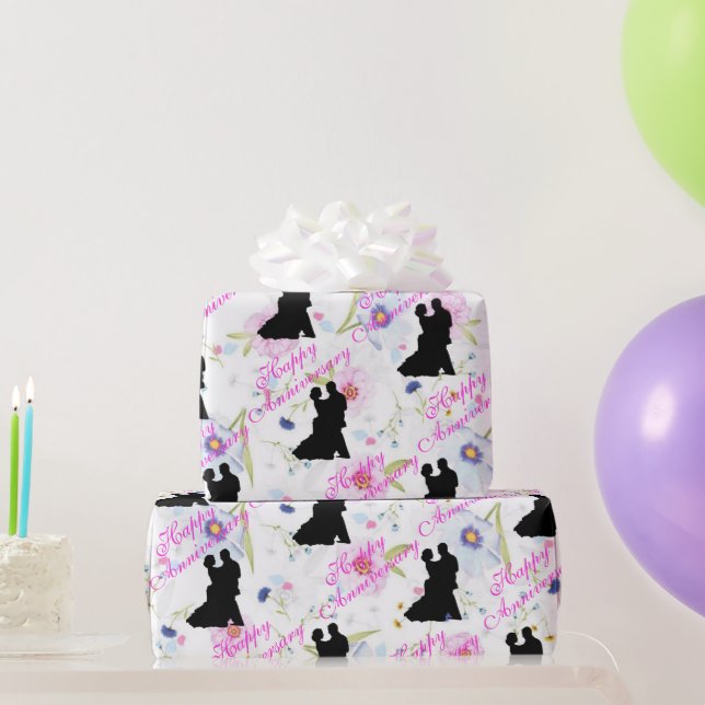 Presente Papel de enrolamento de aniversário (Presentes para festas)