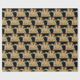 Presente Papel de enrolamento de anjos