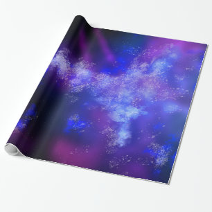 Presente Papel de enrolamento de apphire azul-céu noturno